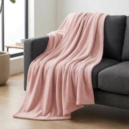 Garden Greatness Light Pink Warm Snuggle Throw - thumbnail 3