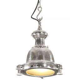 Berkfield Home Pendant Lighting 25x25x136 cm¬†Aluminium in Silver - Size: 25 x 25 x 136 cm