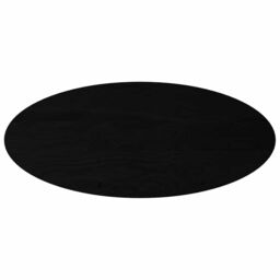 Berkfield Home Table Top Dark Brown 140x60x4 cm Solid Wood Oak Oval - Size: 140 x 60 x 4 cm - thumbnail 2