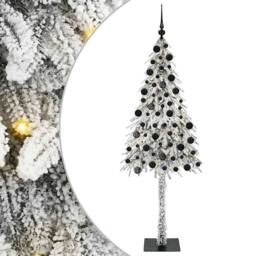 Berkfield Home Stunning Christmas Tree with 300 LEDs White 210 cm PE & Steel - thumbnail 3