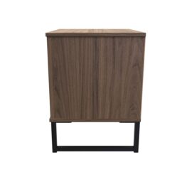 Ready Assembled 2 U Fuji 2 Drawer Bedside Cabinet (Ready Assembled) in Walnut - thumbnail 2