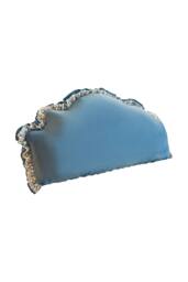 Living and Home Soft Headboard Pillow Backrest Cushion in Blue - thumbnail 5
