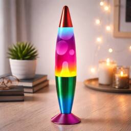 "Dragodirect 16"" Rainbow Lava Lamp Motion Light Bedroom Desk Mood Lamp" - thumbnail 1