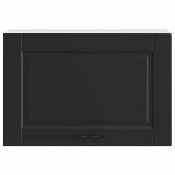 Berkfield Home Kitchen Wall Cabinet Porto Black Engineered Wood - thumbnail 5