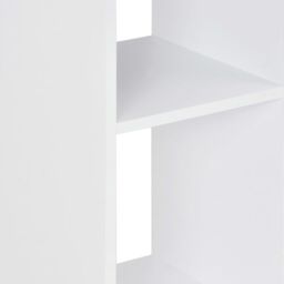 Berkfield Home Bar Table White & Concrete 60x60x110 cm - Size: 60 x 60 x 110 cm - thumbnail 5
