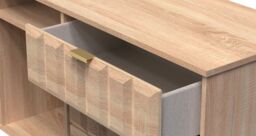 Ready Assembled 2 U Metro 6 Drawer Sideboard (Ready Assembled) in Light Oak - thumbnail 5