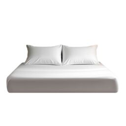 Snug City Microfibre Soft Touch Fitted Sheet 25cm Skirt Plain Dyed Bed Linen in White - Size: Small Single - thumbnail 2
