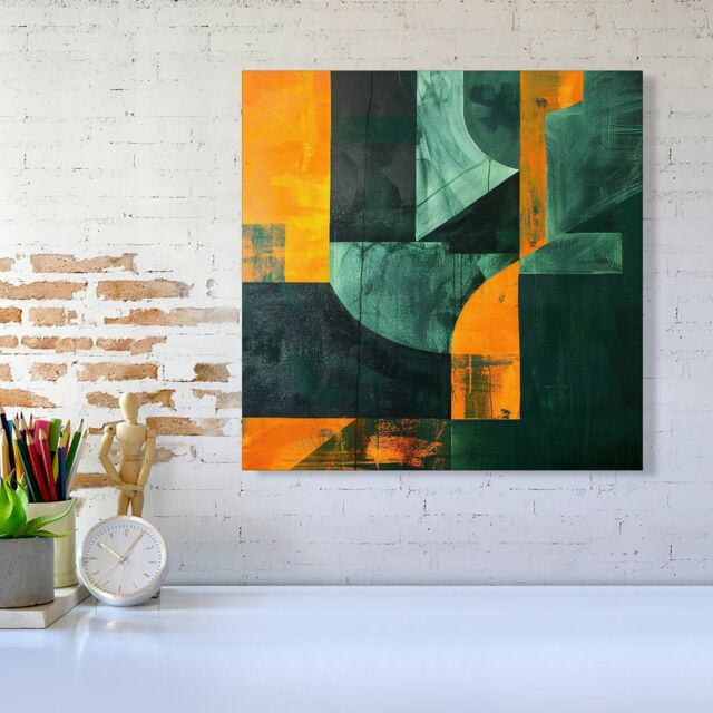 "Warren Reed - Designer Shattered Eye Canvas - Size: W16"" x H16""" - image 1