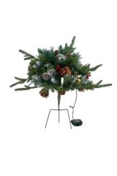 Living and Home Artificial Pre-Lit Christmas Planter Bushes Decorations - Size: 1 Pack - thumbnail 4