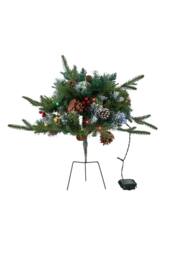 Living and Home Artificial Pre-Lit Christmas Planter Bushes Decorations - Size: 1 Pack - thumbnail 5