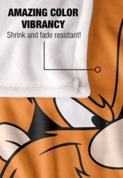Warner Brothers Looney Tunes Officially Licensed Silky Touch Super Soft Throw Blanket 152 x 127 cm in White - thumbnail 4