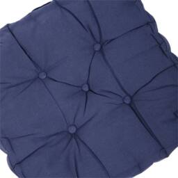 Kelvenix Large Square Dining Pad Dark Blue-Cotton Blend in Dark Blue - Size: 100 cm x 190 cm - thumbnail 4