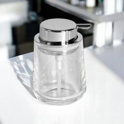 Showerdrape Clarion Clear Acrylic 4 Piece Bathroom Accessory Set - thumbnail 5