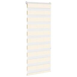 Berkfield Home Elegant Zebra Blind Marble Beige 60x150 cm Fabric Width 55.9 cm P - thumbnail 1