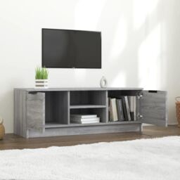 Berkfield Home TV Cabinet Grey Sonoma 102x35x36.5 cm Engineered Wood - thumbnail 6