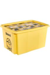 Keeeper Minions Turning Stacking Box 45 Litre - Yellow - thumbnail 1