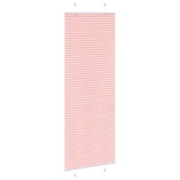 Berkfield Home Pleated Blind Pink 75x200 cm Fabric Width 74.4 cm Polyester - thumbnail 3