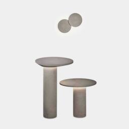 Netlighting Moal Outdoor LED Bollard Cement IP66 13.7W 3000K in Grey - thumbnail 2