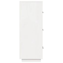 Berkfield Home Highboard White 67x40x108.5 cm Solid Wood Pine - thumbnail 7