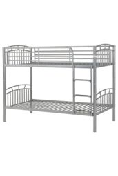 Seconique Ventura 3' Single Bunk Bed in Metallic Silver - thumbnail 2