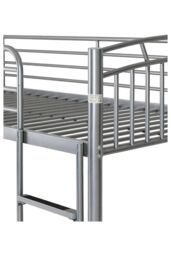 Seconique Ventura 3' Single Bunk Bed in Metallic Silver - thumbnail 4