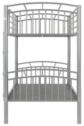 Seconique Ventura 3' Single Bunk Bed in Metallic Silver - thumbnail 3