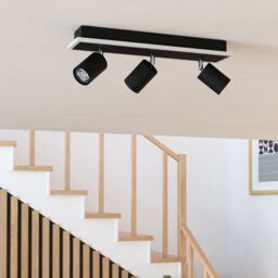 Eglo Rimbocchi 1 Black Steel Modern 3 Light Spotlight - thumbnail 2