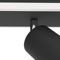 Eglo Rimbocchi 1 Black Steel Modern 3 Light Spotlight - thumbnail 3