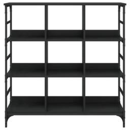 Berkfield Home Sideboard Black 102x32x103.5 cm Engineered Wood - thumbnail 4