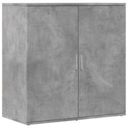 Berkfield Home Sideboards 2 pcs Concrete Grey 79x38x80 cm Engineered Wood - Size: 79 x 38 x 80 cm - thumbnail 4