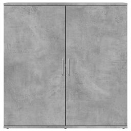 Berkfield Home Sideboards 2 pcs Concrete Grey 79x38x80 cm Engineered Wood - Size: 79 x 38 x 80 cm - thumbnail 5