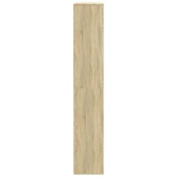 Berkfield Home Bookcase Sonoma Oak 100x33x187.5 cm Engineered Wood in Brown - thumbnail 5