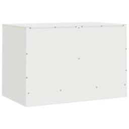 Berkfield Home TV Cabinets 2 pcs White 67x39x44 cm Steel - Size: 67 x 39 x 44 cm - thumbnail 9