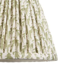 Netlighting Bibury Green Table Lamp Herb Garden Green Fabric Leaf Shade 20cm B22 - thumbnail 6