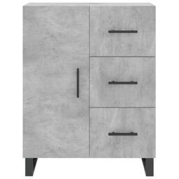 Berkfield Home Sideboard Concrete Grey 69.5x34x90 cm Engineered Wood - thumbnail 5