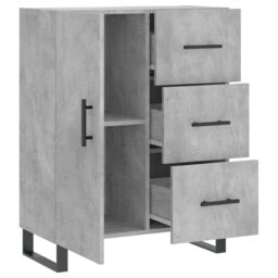 Berkfield Home Sideboard Concrete Grey 69.5x34x90 cm Engineered Wood - thumbnail 6