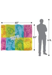 ViacomCBS/Nickelodeon Beverly Hills 90210 Color Blocks Silky Touch Super Soft Throw Blanket 152 X 127 cm in White - thumbnail 5