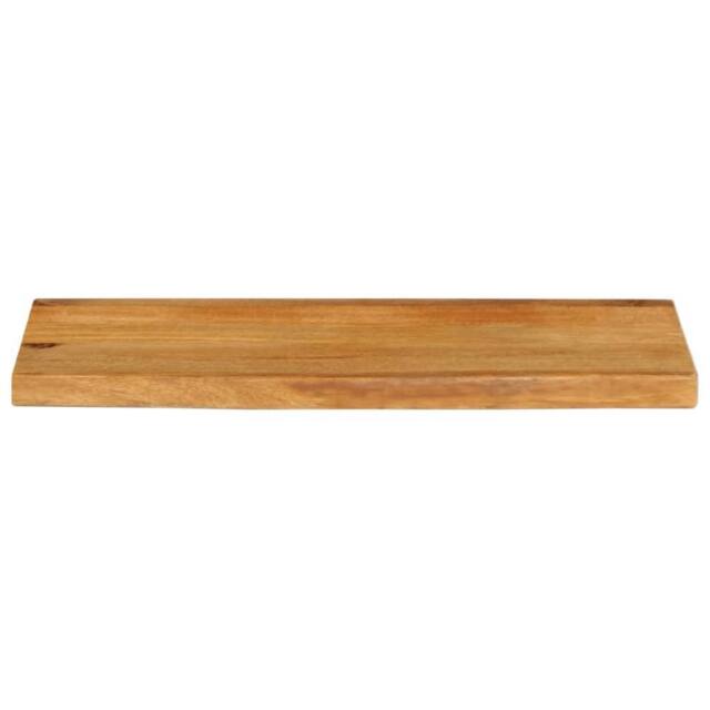 Berkfield Home Table Top Live Edge 80x40x3.8 cm Solid Wood Mango in Brown - image 1
