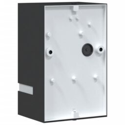 Berkfield Home Outdoor Wall Light Black Stainless Steel - thumbnail 6