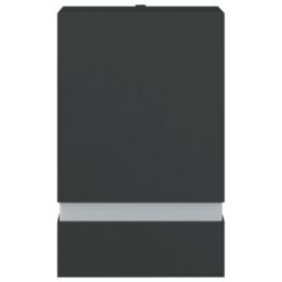 Berkfield Home Outdoor Wall Light Black Stainless Steel - thumbnail 4