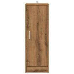 Berkfield Home Shoe Cabinet Artisan Oak 32x35x92 cm Engineered Wood in Brown - Size: 32 x 35 x 92 cm - thumbnail 4