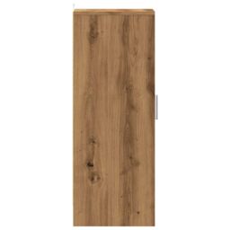 Berkfield Home Shoe Cabinet Artisan Oak 32x35x92 cm Engineered Wood in Brown - Size: 32 x 35 x 92 cm - thumbnail 5
