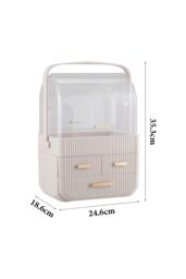 Living and Home Makeup Organiser Storage Drawers Acrylic Cosmetic Organisers in Pink - thumbnail 6