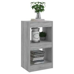 Berkfield Home Classic Book Cabinet/Room Divider Grey Sonoma 40x30x72 cm - Size: 40 x 30 x 72 cm - thumbnail 6