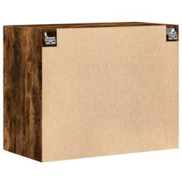 Berkfield Home Wall Cabinet Smoked Oak 80x42.5x64 cm Engineered Wood in Brown - thumbnail 6