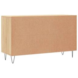 Berkfield Home Sideboard Sonoma Oak 100x36x60 cm Engineered Wood in Light Tan - Size: 100 x 36 x 60 cm - thumbnail 8