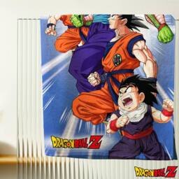 Dragon Ball Z Heroes Cotton Towel in Bright Blue - thumbnail 4