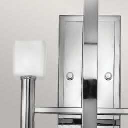 Netlighting Hinkley Fredrick Ramond Mondo 2 Light Wall Light Polished Chrome in Grey - thumbnail 2