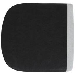 Wyld and Coco Retro Glam Armchair Light Grey Fabric Upholstery Oval Headrest - thumbnail 7