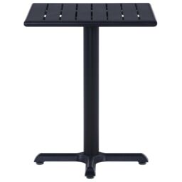 Berkfield Home Garden Table Black 60x60x75 cm - Size: 60 x 60 x 75 cm - thumbnail 3